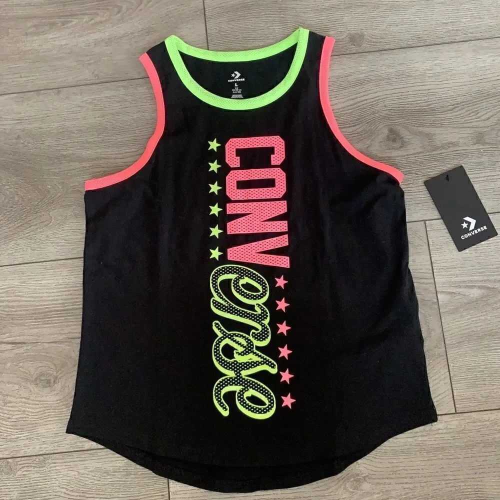 Converse girls L tank top very beautiful and perfect for summer